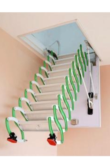 电动遥控伸缩楼梯到底怎么安装