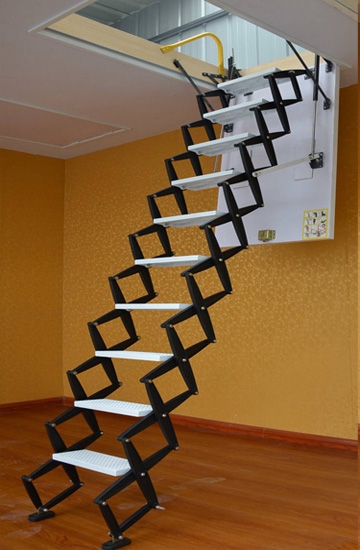 河南厂家：伸缩楼梯能否适应不同建筑高度？